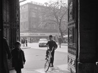Trg Petra Preradovića 1980. godine, vrata oktogona, (Foto Marija Braut)